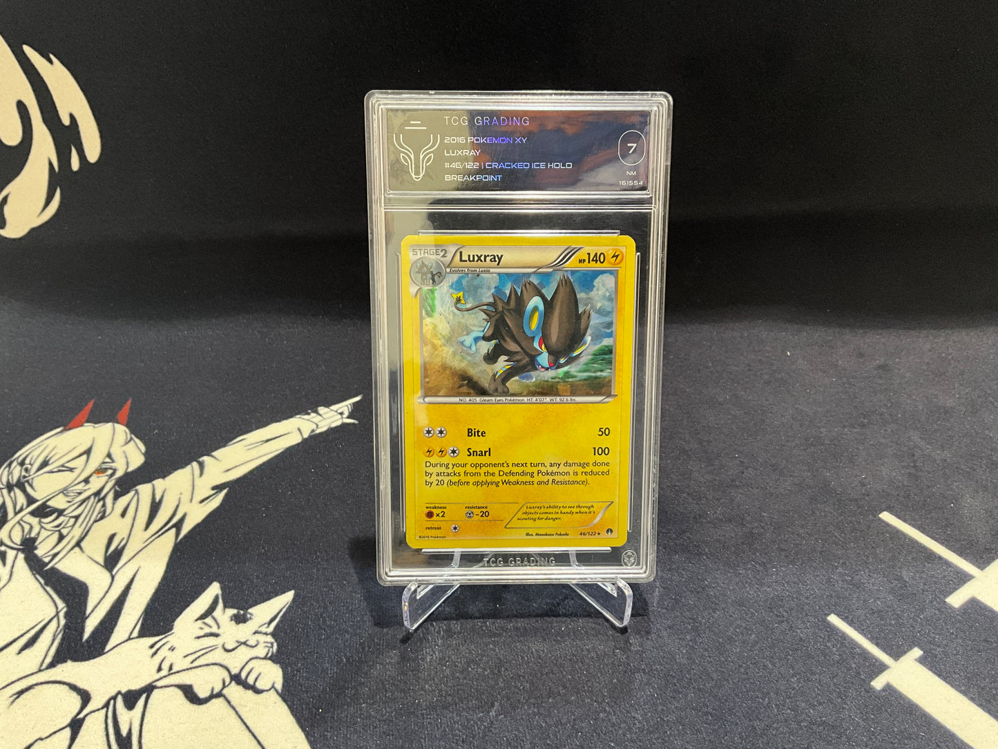 LUXRAY CRACKED ICE HOLO - #46/122 BECKETT 7
