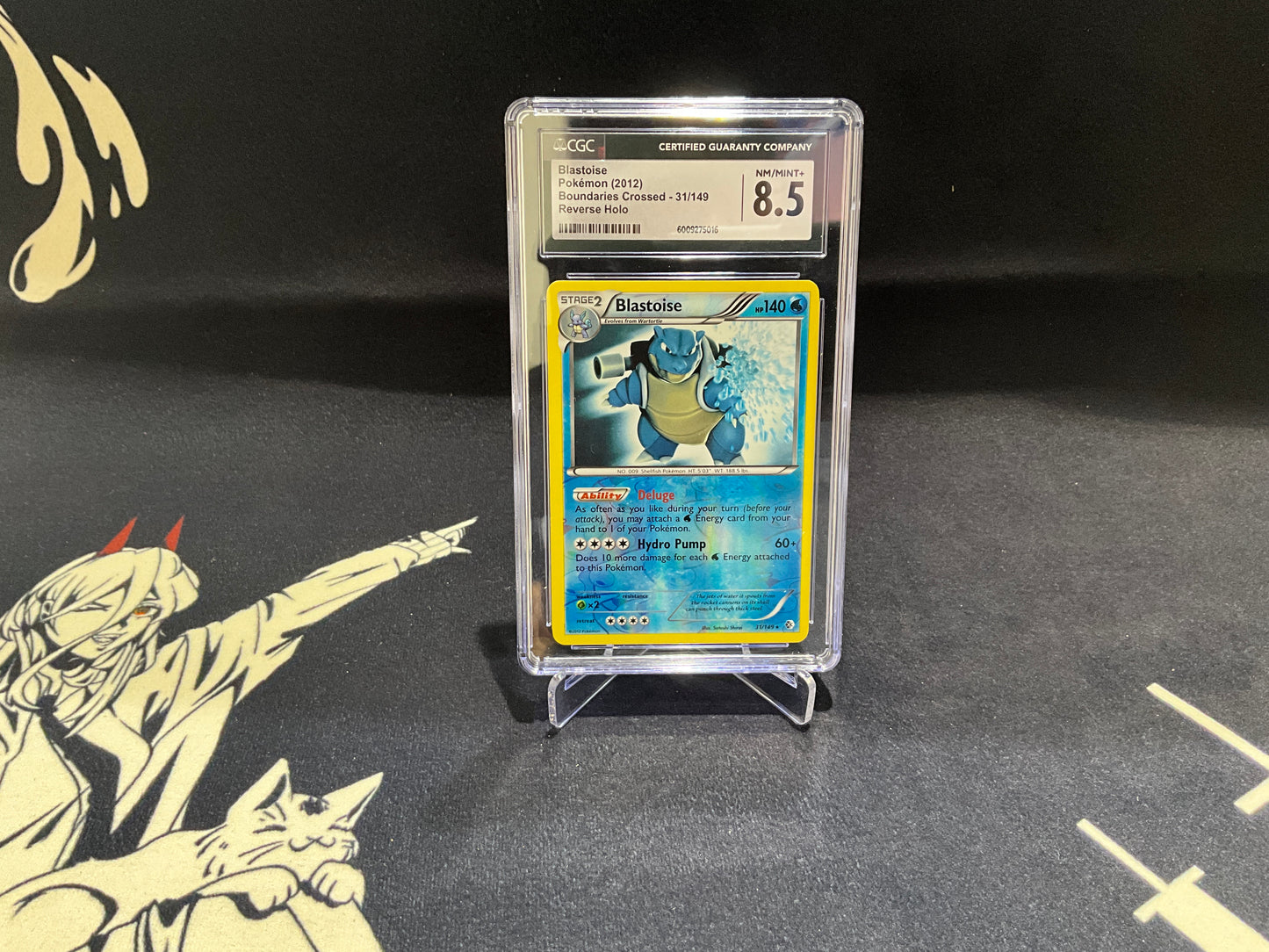 BLASTOISE REVERSE HOLO - 31/149 CGC 8.5
