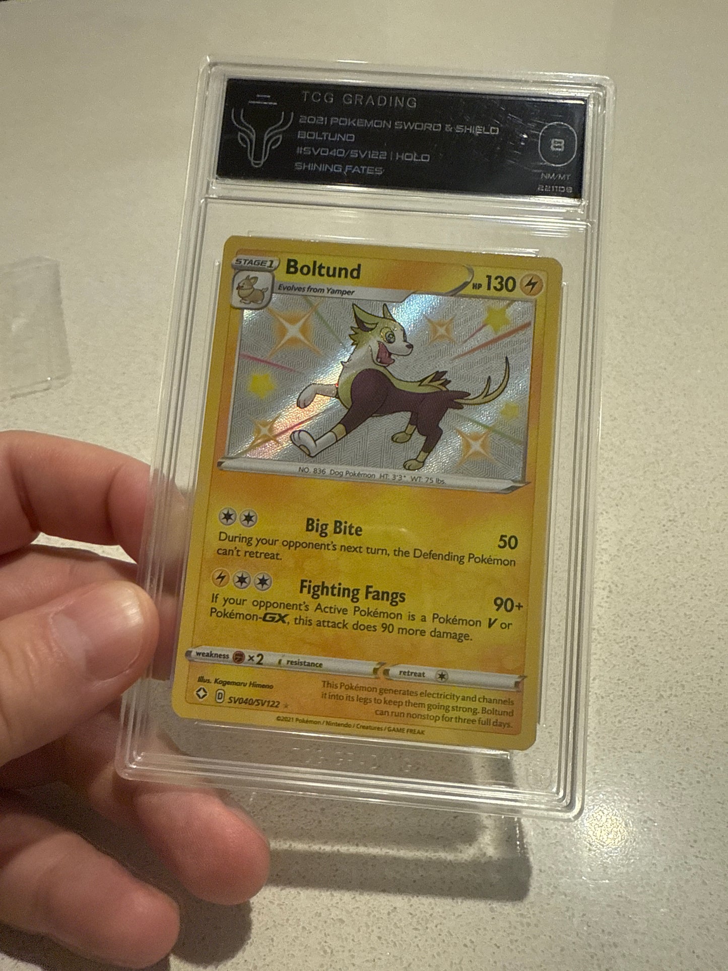 boltund sv040/sv122 shining fates TCG 8