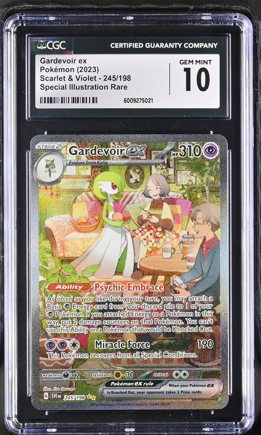 Pokémon Gardevoir ex 245/198 Scarlet & Violet CGC 10