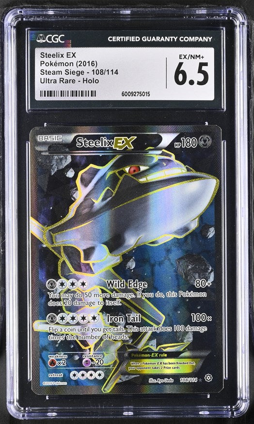 Pokémon Steelix EX 108/114 Steam Siege | CGC 6.5