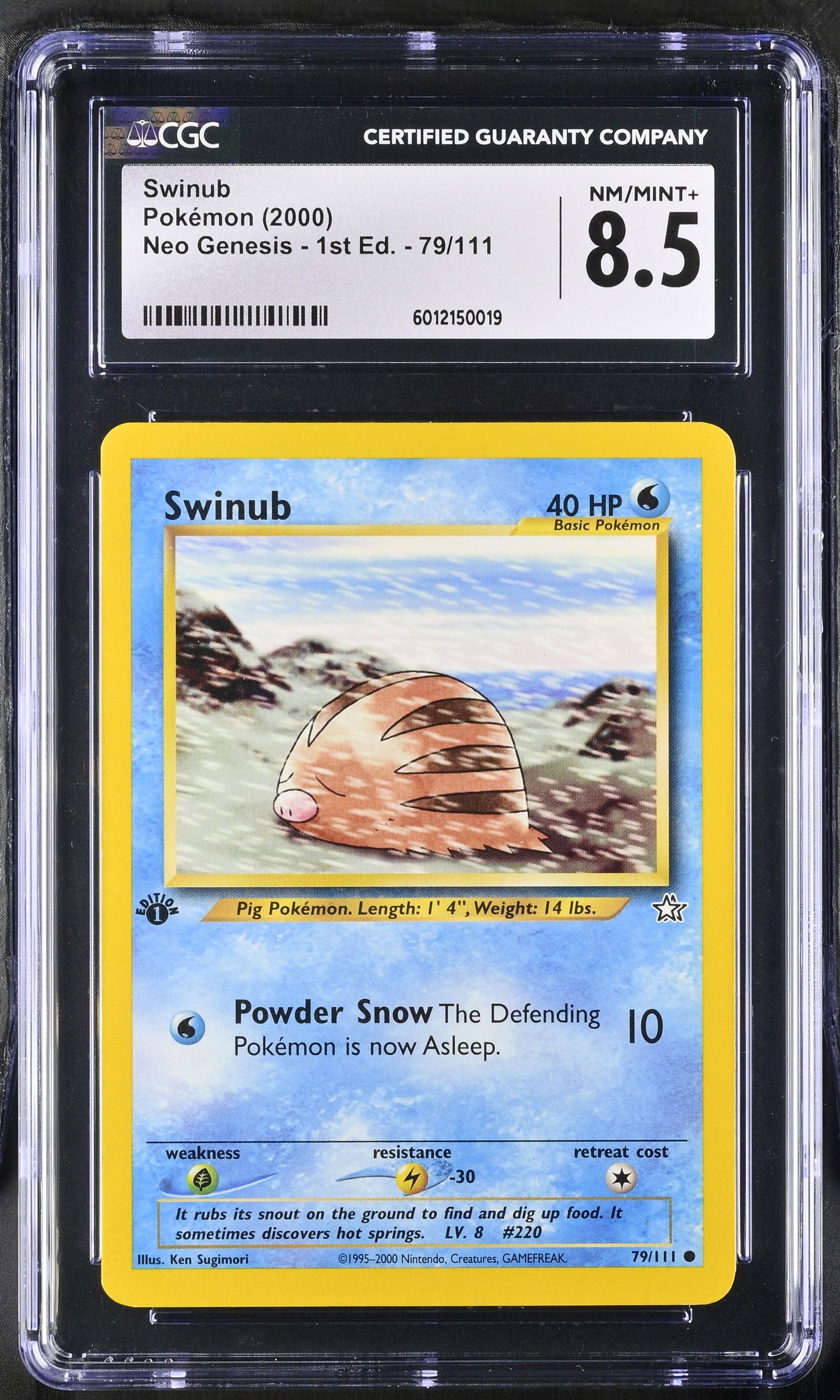 Swinub 79/111 2000 Neo Genesis - 1st Edition Common