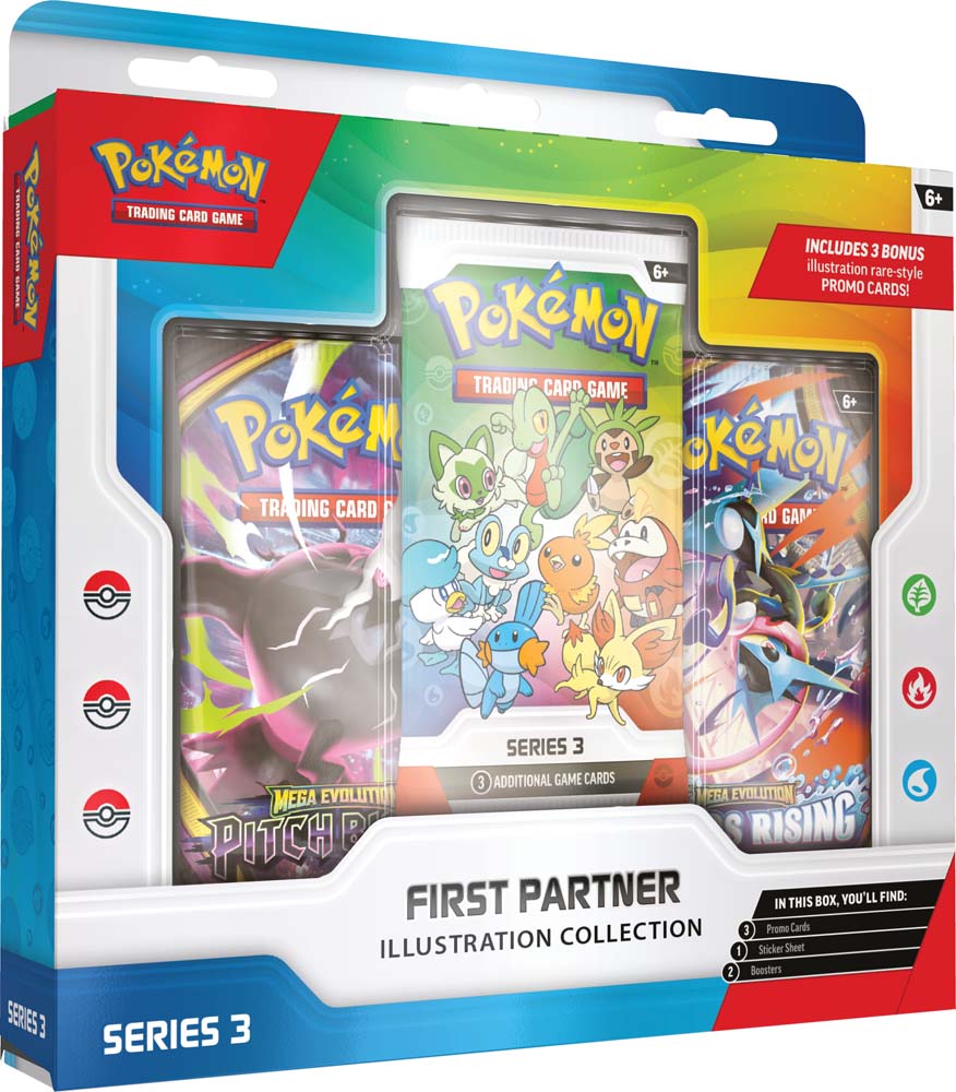 Pokemon TCG First Partner Illustration Collection - Series 3 pre order August 7th 2026