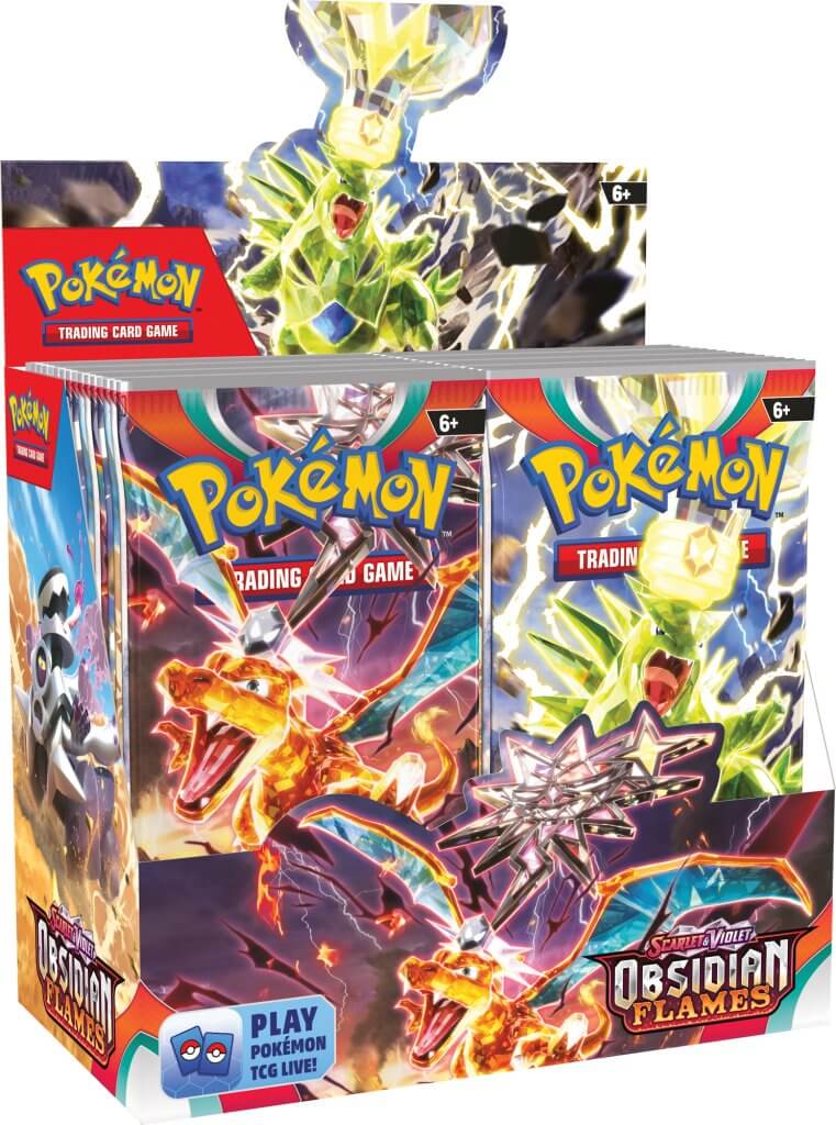 POKÉMON TCG Scarlet & Violet 3 Obsidian Flames Booster.