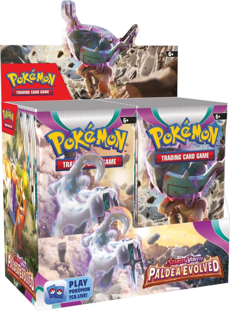 POKÉMON TCG Scarlet & Violet 2 Paldea Evolved - Booster box June 18 restock