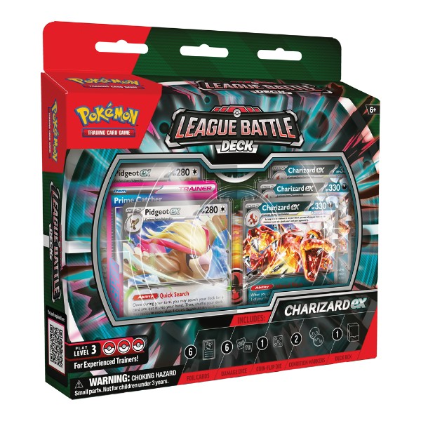 Pokémon TCG: League Battle Deck Charizard ex mid oct restock