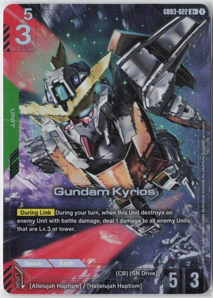 Gundam Kyrios (R+) GD03-022 R+ Steel Requiem Gundam Near Mint