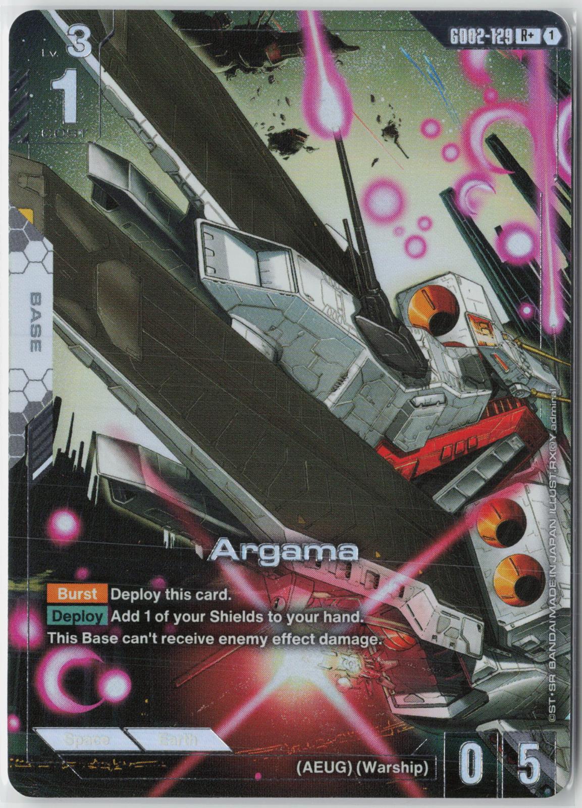 Argama (R+) GD02-129 R+ Dual Impact Gundam Near Mint