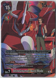 ShineGreymon: Burst Mode (Alternate Art) BT13-020 SR Adv. Booster Digimon NM