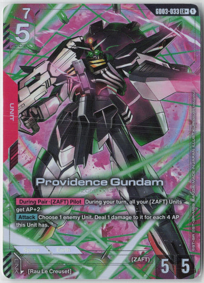 Providence Gundam (LR+) GD03-033 LR+ Steel Requiem Gundam Near Mint
