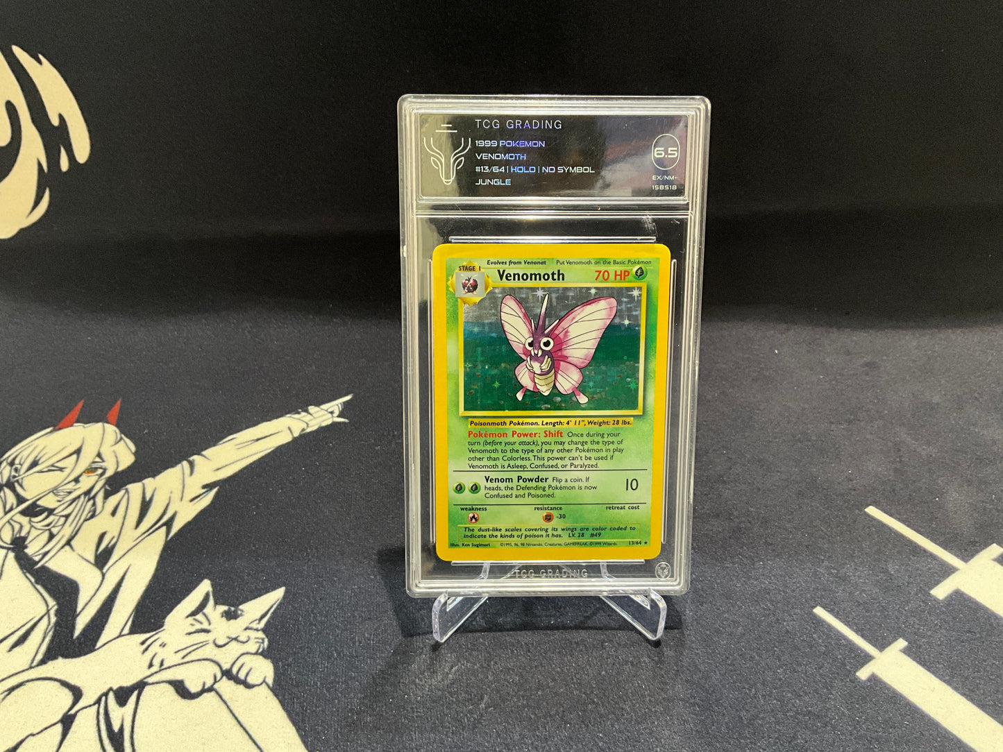 VENOMOTH HOLO - #13/64 BECKETT 6.5
