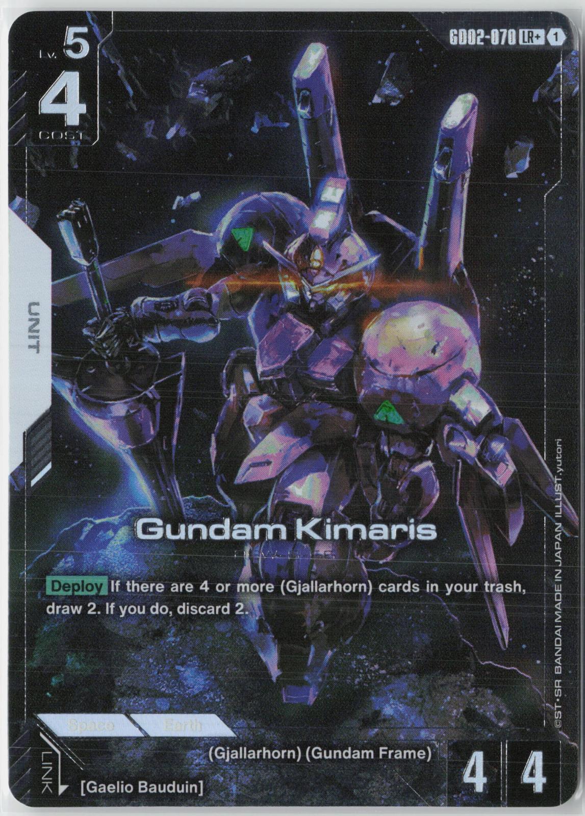 Gundam Kimaris (LR+) GD02-070 LR+ Dual Impact Gundam Near Mint