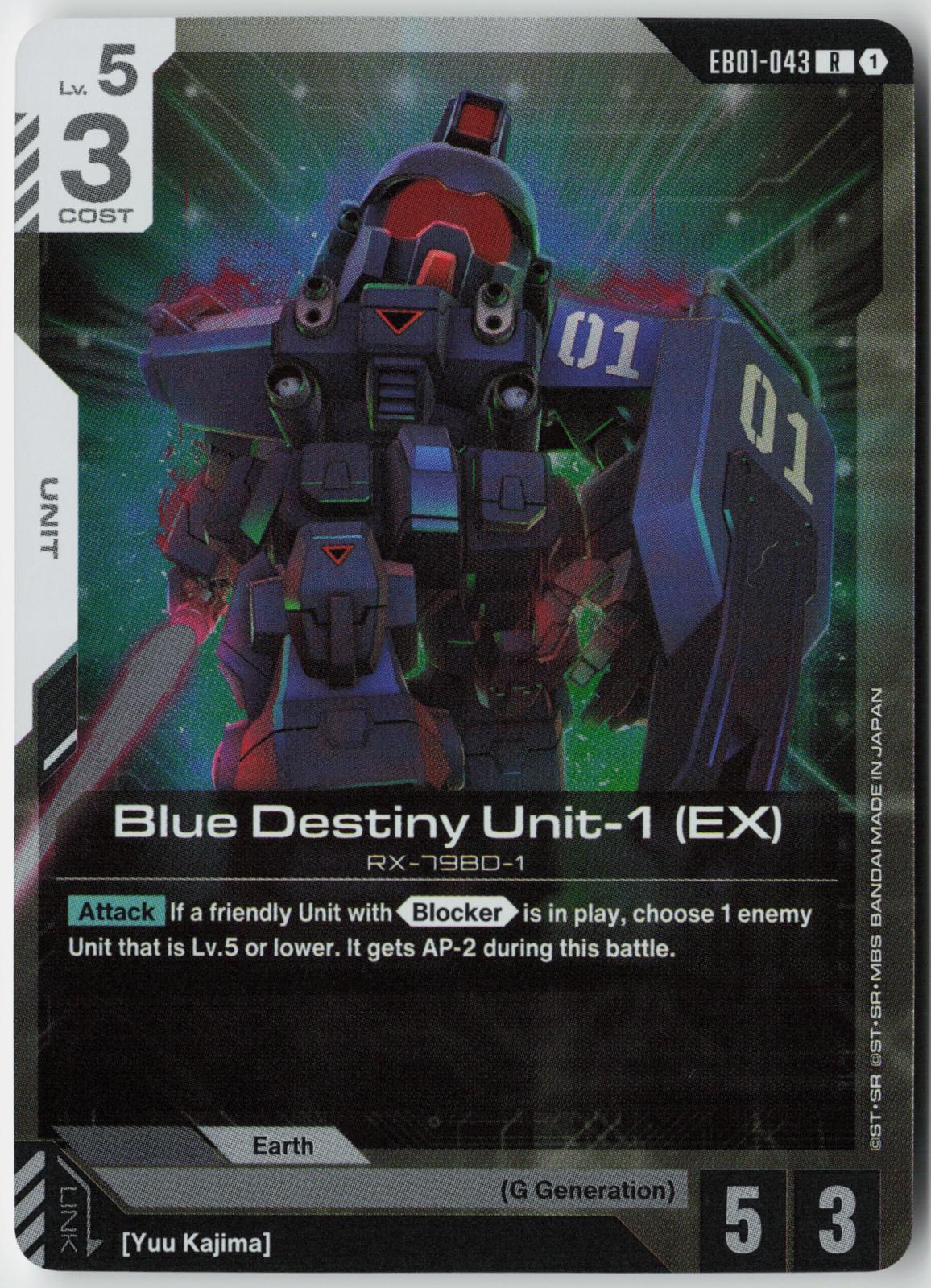 Blue Destiny Unit-1 (EX) R - Eternal Nexus (EB01)