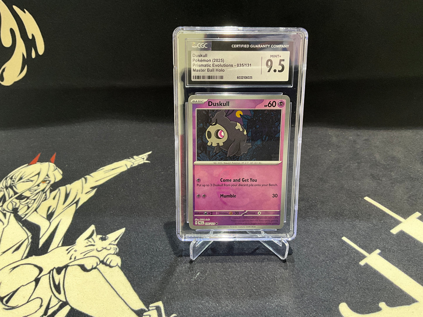 DUSKULL MASTER BALL HOLO - #035/131 PRISMATIC EVOLUTIONS CGC 9.5