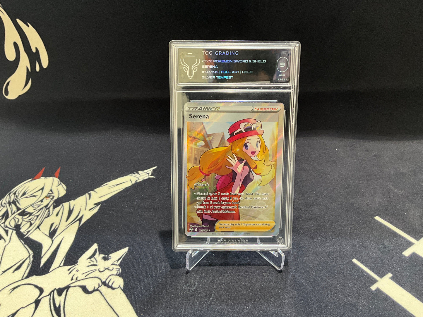 TRAINER SERENA FULL ART - #193/195 SILVER TEMPEST BECKETT 9