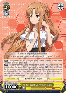 "If You Want My Answer" Asuna - Sword Art Online -Alicization- RR