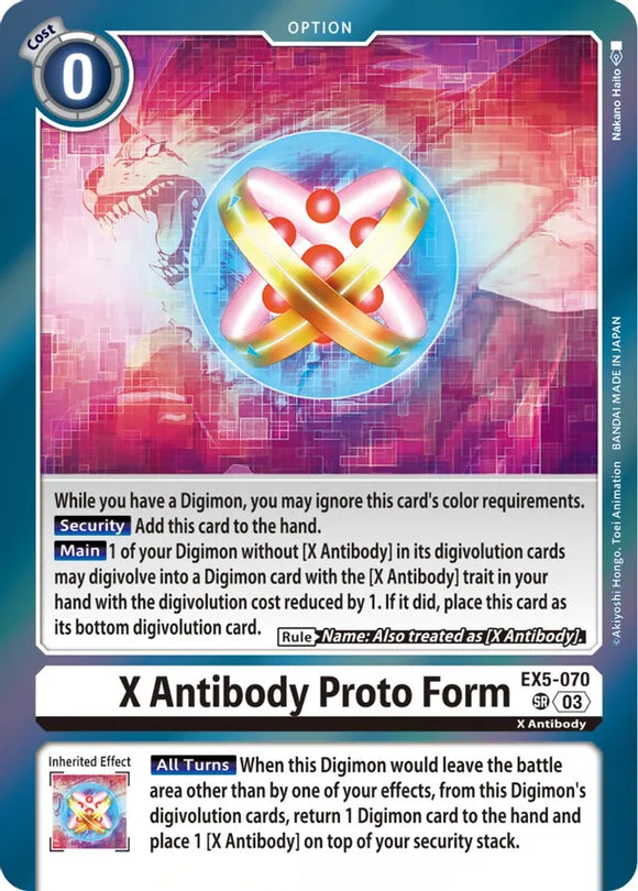 X Antibody Proto Form - Animal Colosseum (EX05)