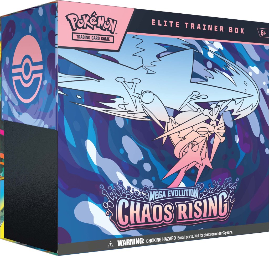 Pokémon TCG: Mega Evolution Chaos Rising Elite Trainer Box pre order 22/05 release