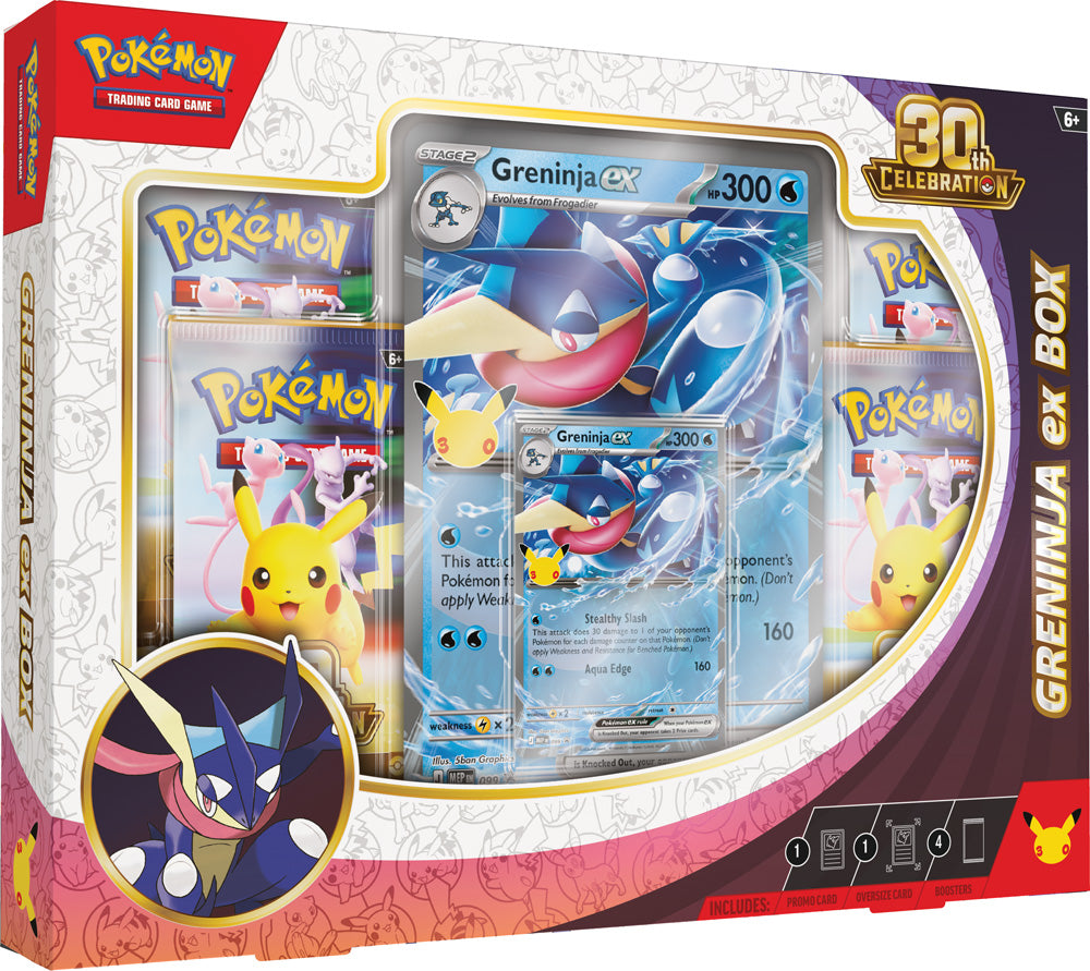 Pokemon TCG: 30th Celebration Greninja ex Box pre order 16/09 1 per person