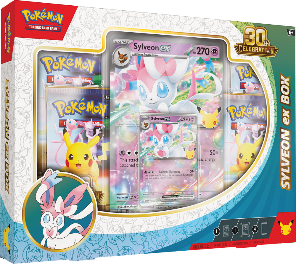 Pokemon TCG: 30th Celebration Sylveon ex Box  pre order 16/09 1 per person