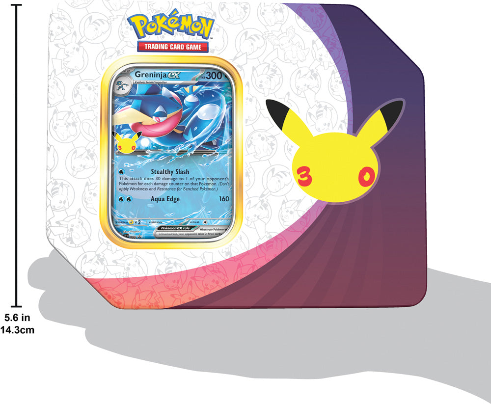 Pokémon TCG: 30th Celebration Tin greninja pre order 1 per person