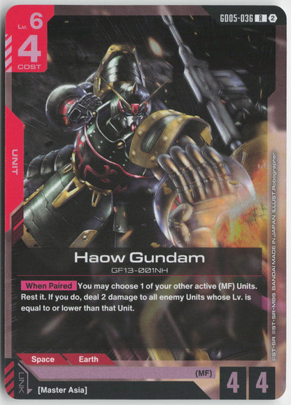 Haow Gundam GD05-036 R Freedom Ascension Gundam Holo Near Mint