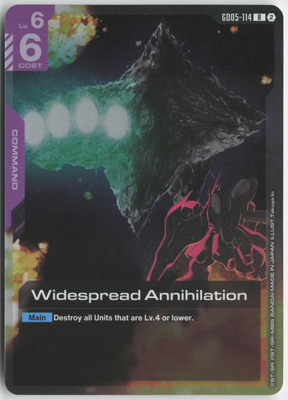Widespread Annihilation GD05-114 R Freedom Ascension Gundam Holo Near Mint
